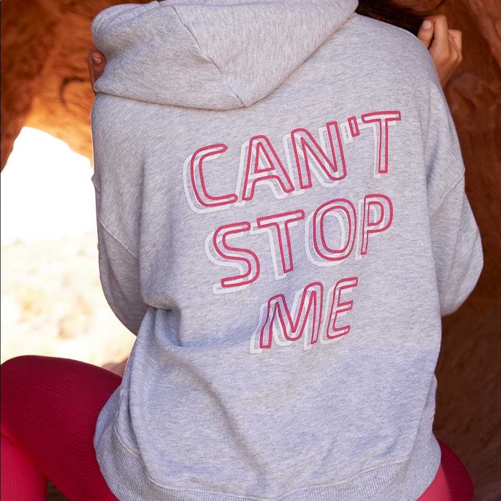 Aerie Breast Cancer Awareness cropped sweatshirt